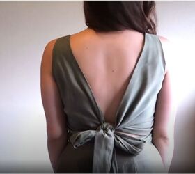 learn how to make a stunning jumpsuit, Tie in the back