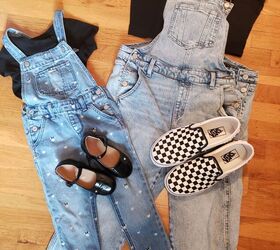 how to wear matching overalls with mini for every season