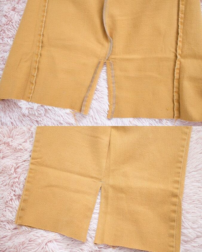 pants to overalls refashion