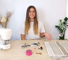 make an adorable diy button up skirt with this easy tutorial, Tools and Materials