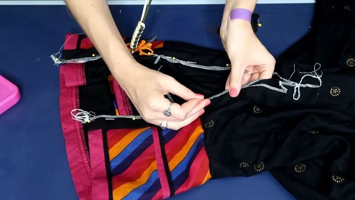 turn a skirt into a dress with this cool thrift flip, Start your zipper
