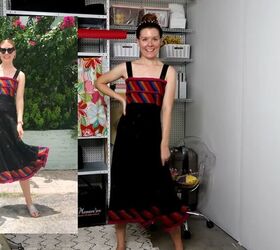 turn a skirt into a dress with this cool thrift flip, DIY thrift flip skirt to dress