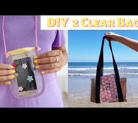 DIY an Amazing Clear Vinyl Bag and Phone Pouch