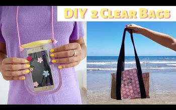 DIY an Amazing Clear Vinyl Bag and Phone Pouch