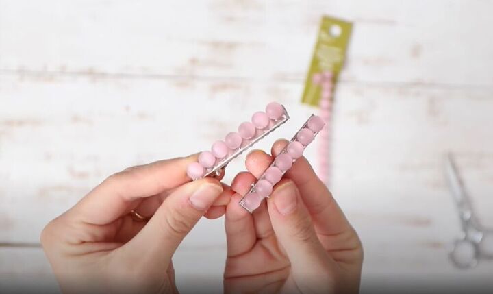 learn to diy 3 adorable hair clips, DIY beaded hair clip