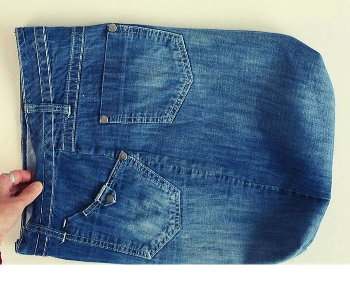 upcycle your old jeans into an adorable diy tote, DIY denim purse from jeans