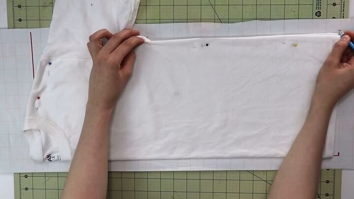 make your own t shirt pattern using supplies you already have, Basic t shirt pattern