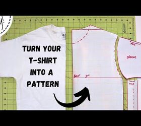 Make Your Own T-shirt Pattern Using Supplies You Already Have