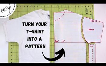 Make Your Own T-shirt Pattern Using Supplies You Already Have