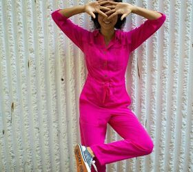 be effortlessly chic with these 15 fun jumpsuits, Pink jumpsuit