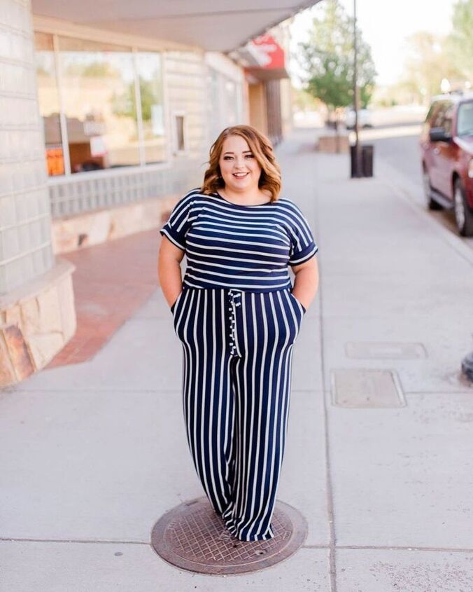 be effortlessly chic with these 15 fun jumpsuits, Striped jumpsuit
