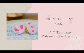 Make Gorgeous Terrazzo Earrings That Will Have Everyone Looking at You