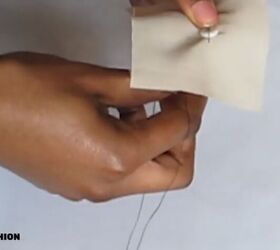 learn the important skill of sewing a button with this easy tutorial, Sewing for beginners