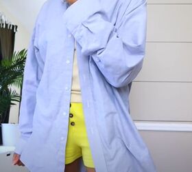 Upcycle a Men’s Shirt into This Amazing Shirt Dress Upstyle