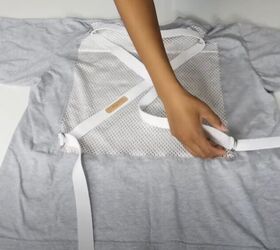look like a million bucks with these 10 ways to upcycle t shirts, Add a mesh back