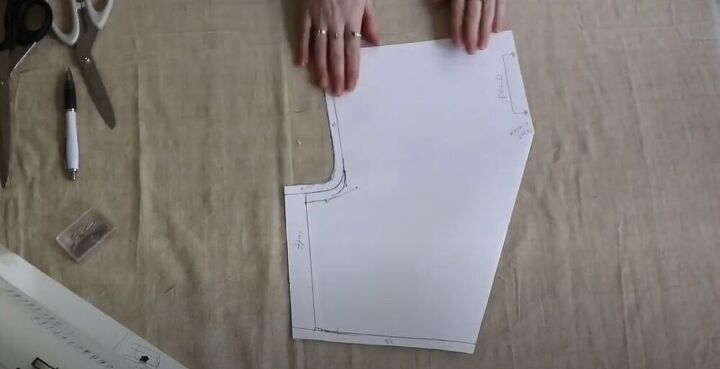 Learn to Draw Your Own Pattern and Make This Easy DIY Linen Shirt | Upstyle