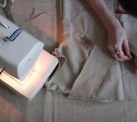 learn to draw your own pattern and make this easy diy linen shirt, Pin the facing
