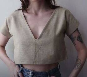 Learn to Draw Your Own Pattern and Make This Easy DIY Linen Shirt