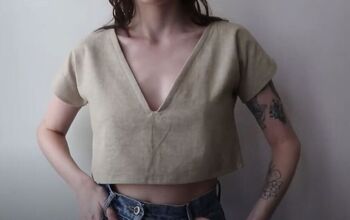 Learn to Draw Your Own Pattern and Make This Easy DIY Linen Shirt