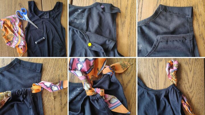 three easy ways to revamp basic tops without a sewing machine