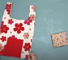 diy the cutest foldable and reusable shopping bag, Foldable reusable shopping bag