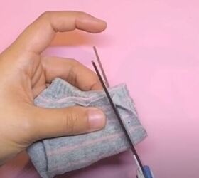 diy a simple no sew face mask from a sock, Easy DIY no sew facemask