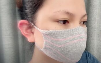 DIY a Simple No-Sew Face Mask From a Sock