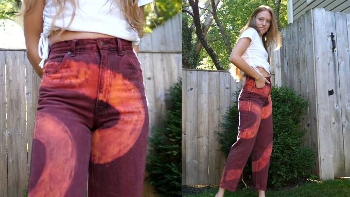 revamp your clothes with these awesome bleach dye techniques, DIY bleach dye pants