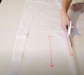 learn to diy a stunning simple summer dress, Cut out the pattern