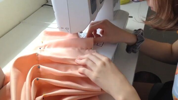 make your own pleated skirt with this easy tutorial, Pleated skirt DIY