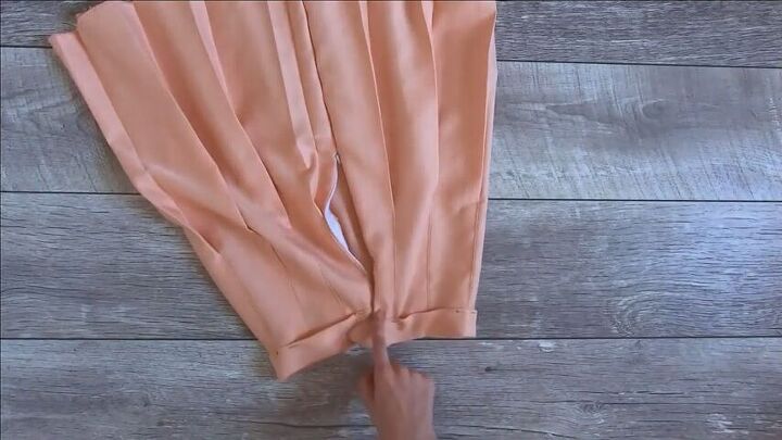 make your own pleated skirt with this easy tutorial, Homemade pleated skirt