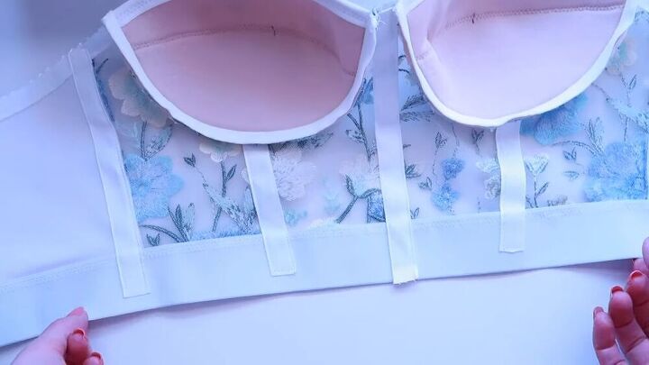 learn how to add boning to your diy bras with this tutorial, DIY bra with boning