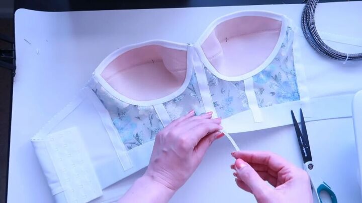 learn how to add boning to your diy bras with this tutorial, Bra with boning