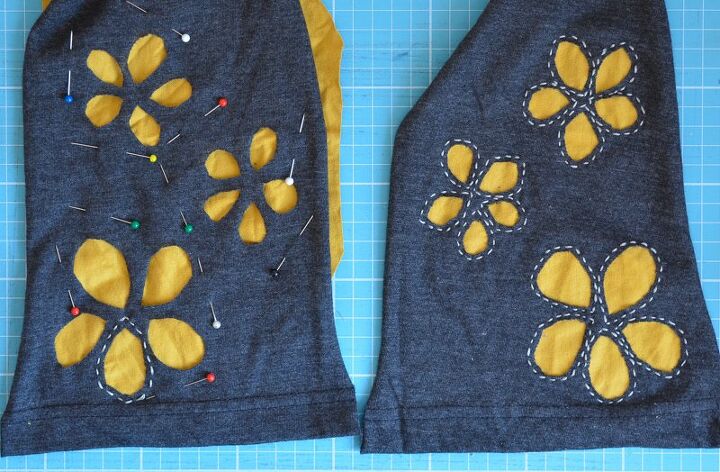 transform two old t shirts into a stylish scarf