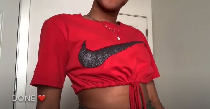 diy two styles of crop tops from t shirts, DIY cute crop tops