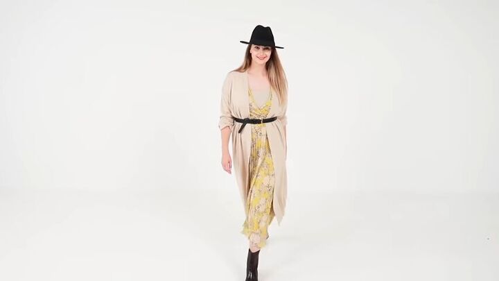 learn how to style a summer dress for autumn with this tutorial, Summer dress with autumn style