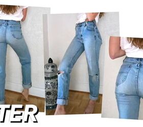 Take in Those Oversized Jeans by Yourself With This Technique