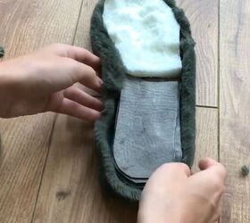 create your own ugg fluff yeah fur slippers with this tutorial, DIY slippers with faux fur