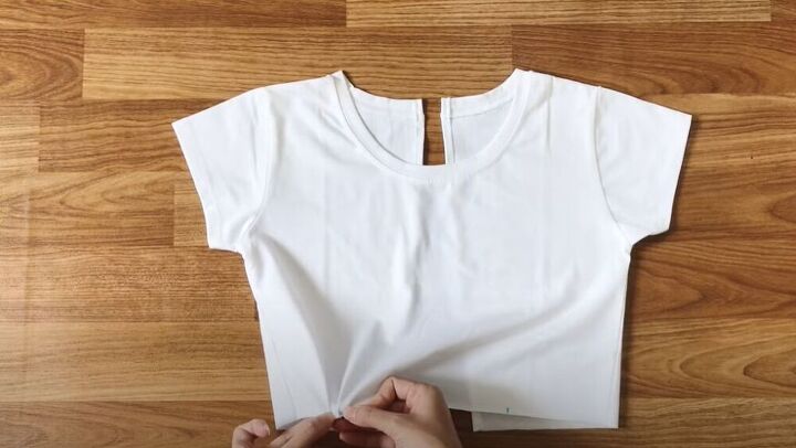 learn to make 3 stunning styles of open back crop tops, Add detail