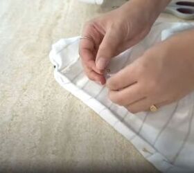 learn how to diy a stunning pair of high waisted shorts, Make a hem