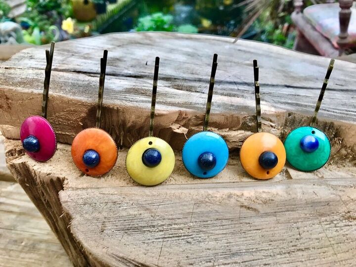 how to make eco friendly diy hair grips, Eco friendly Tagua hair grips
