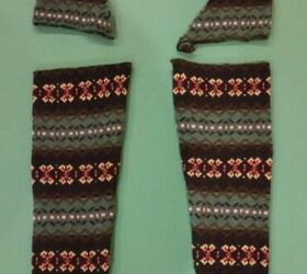 how to make cozy leggings from an old sweater