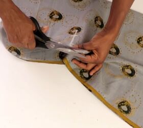 make a simple keyhole kaftan top with this easy tutorial, DIY kaftan top