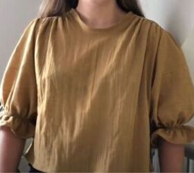 diy a gorgeous puffy sleeve blouse, How to sew a blouse tutorial
