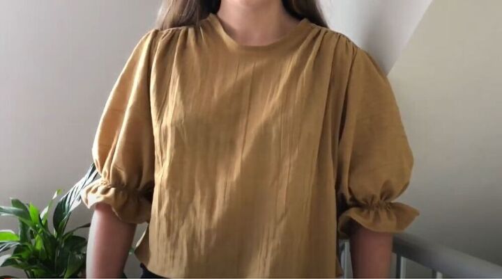 diy a gorgeous puffy sleeve blouse, How to sew a blouse tutorial
