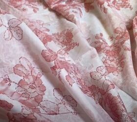 how i made a dreamy romantic diy cottagecore dress, Fabric for the DIY cottagecore dress