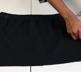 turn a sweatshirt into a sweatskirt with this easy tutorial, Skirt made from sweatshirt