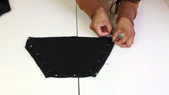 turn a sweatshirt into a sweatskirt with this easy tutorial, How to make a skirt out of a sweatshirt