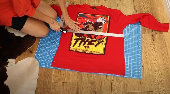 learn how to do 5 epic t shirt upcycles, Cut at your marking