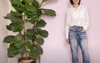 How to Make Trendy Mom Jeans Out of Men’s Jeans